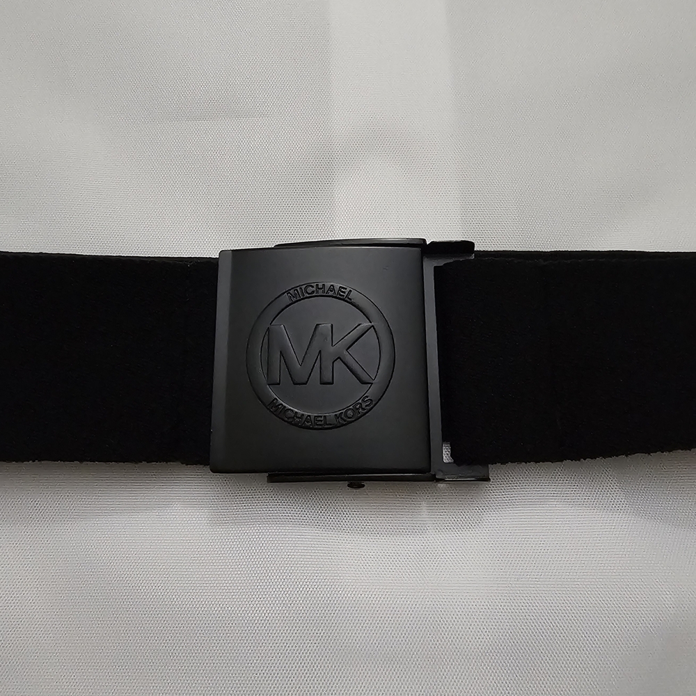 Michael Kors Black Logo Buckle Belt